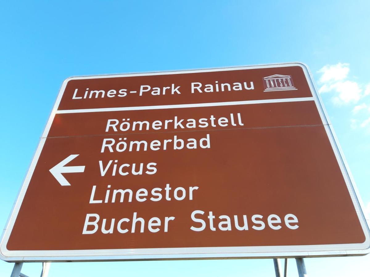 Limes Apartment -Uebernachten Am Limes- Rainau Dış mekan fotoğraf